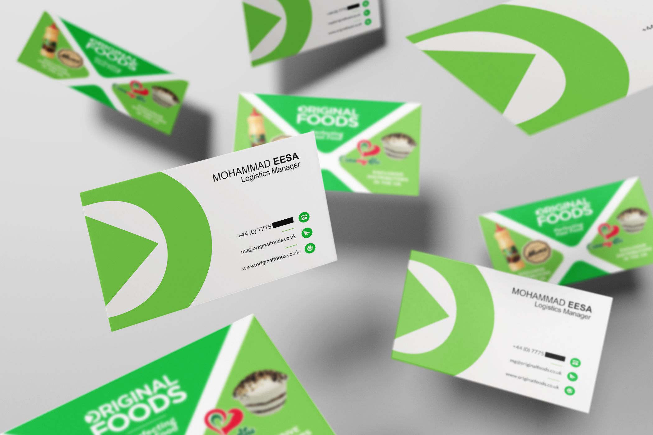Cartes de visite Original Foods