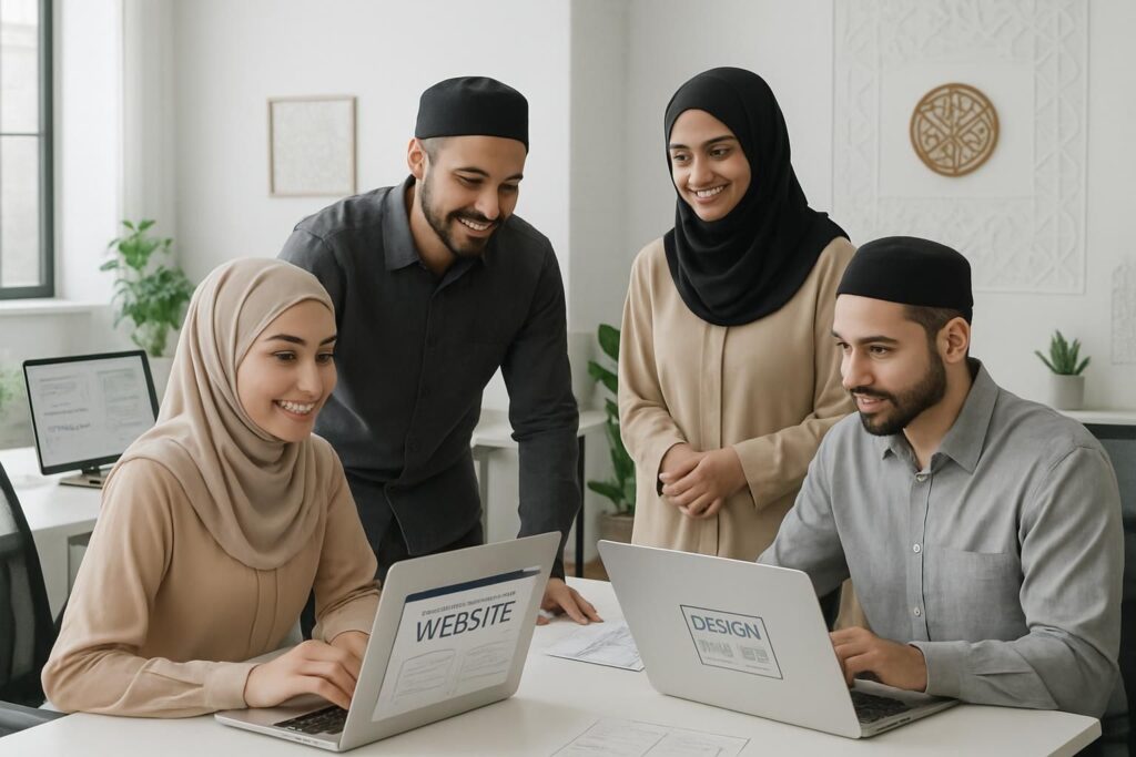 Agence web musulmane spécialisée en création de sites halal alliant expertise professionnelle et respect des valeurs islamiques pour un digital éthique et fiable.