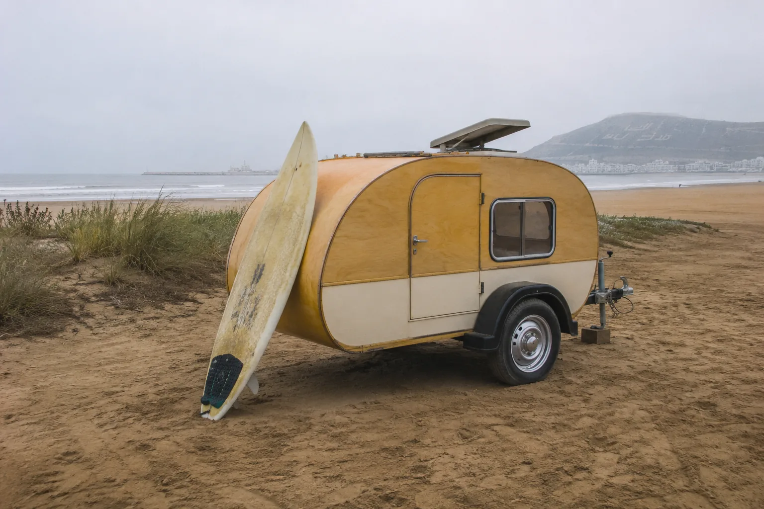 Caravane teardrop modèle Le Souss, version entrée de gamme